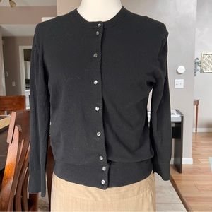 J. Crew Black Cardigan - M